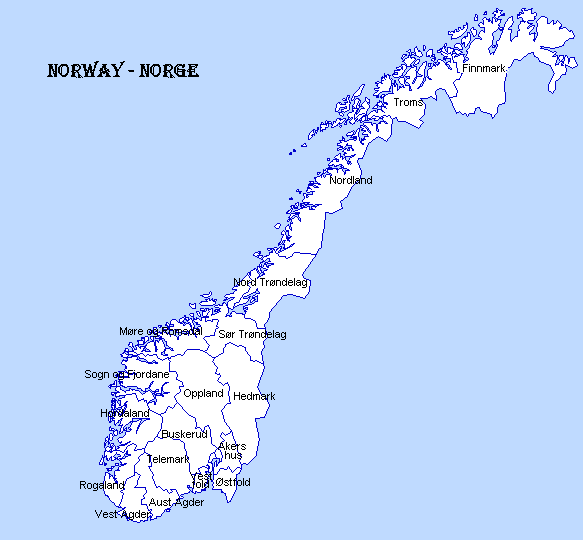 norge fylke